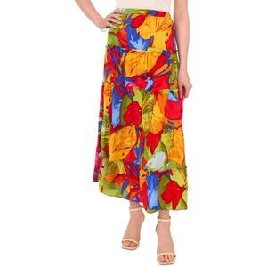 SAM AND JESS Womens Multi Tiered Maxi Skirt, Multicoloured, NWT